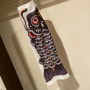 japanese wind sock brand new!   fish design